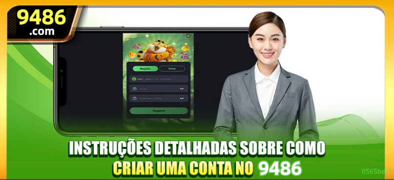 Login rápido no app 8565bet